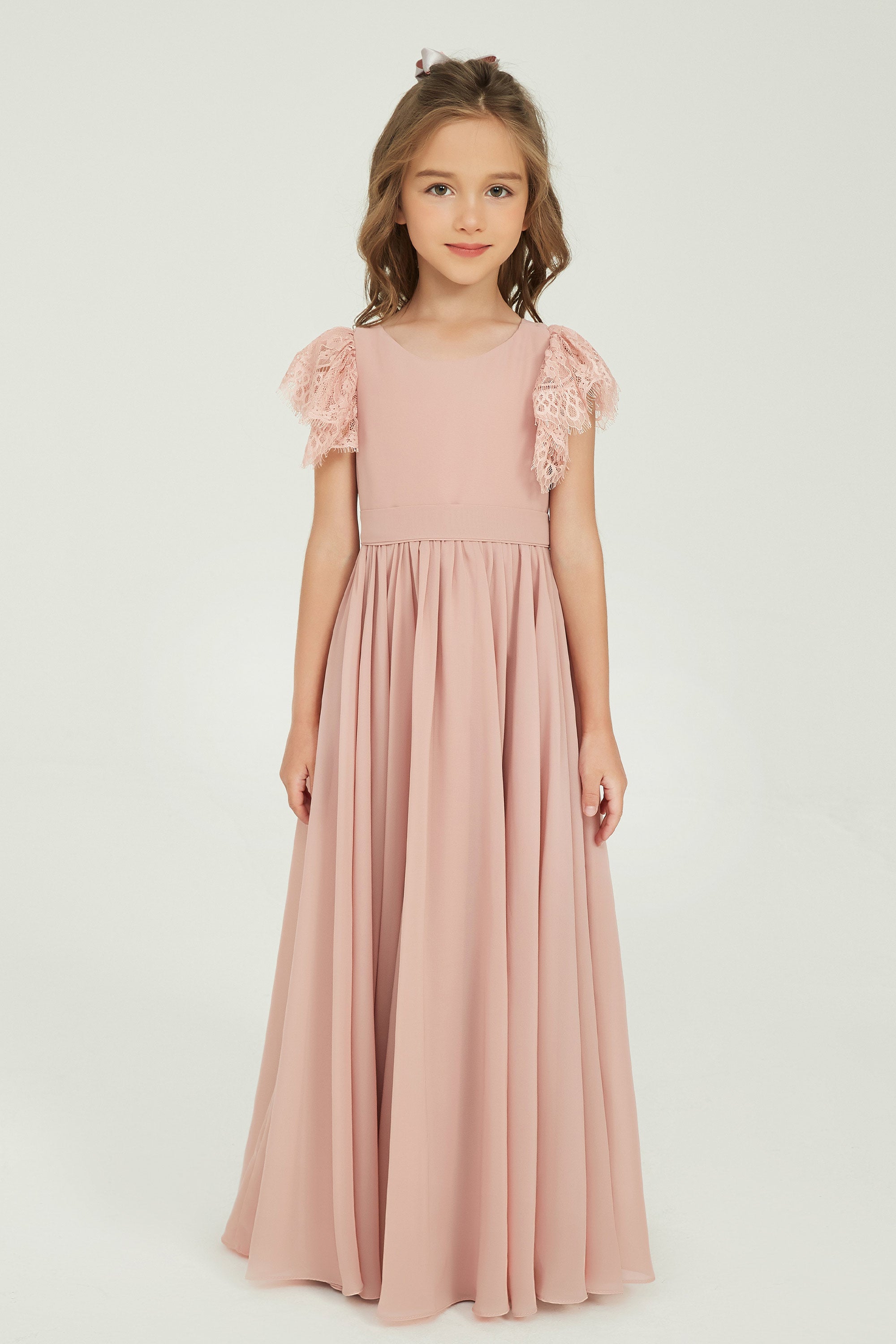 WSEYU Abiti Da Damigella D'onore Alti Bassi Per Abito Da Sera In Chiffon Abito Da Sera In Chiffon Con Scollo A V Da Sposa Lilla 64 Piu 124055407