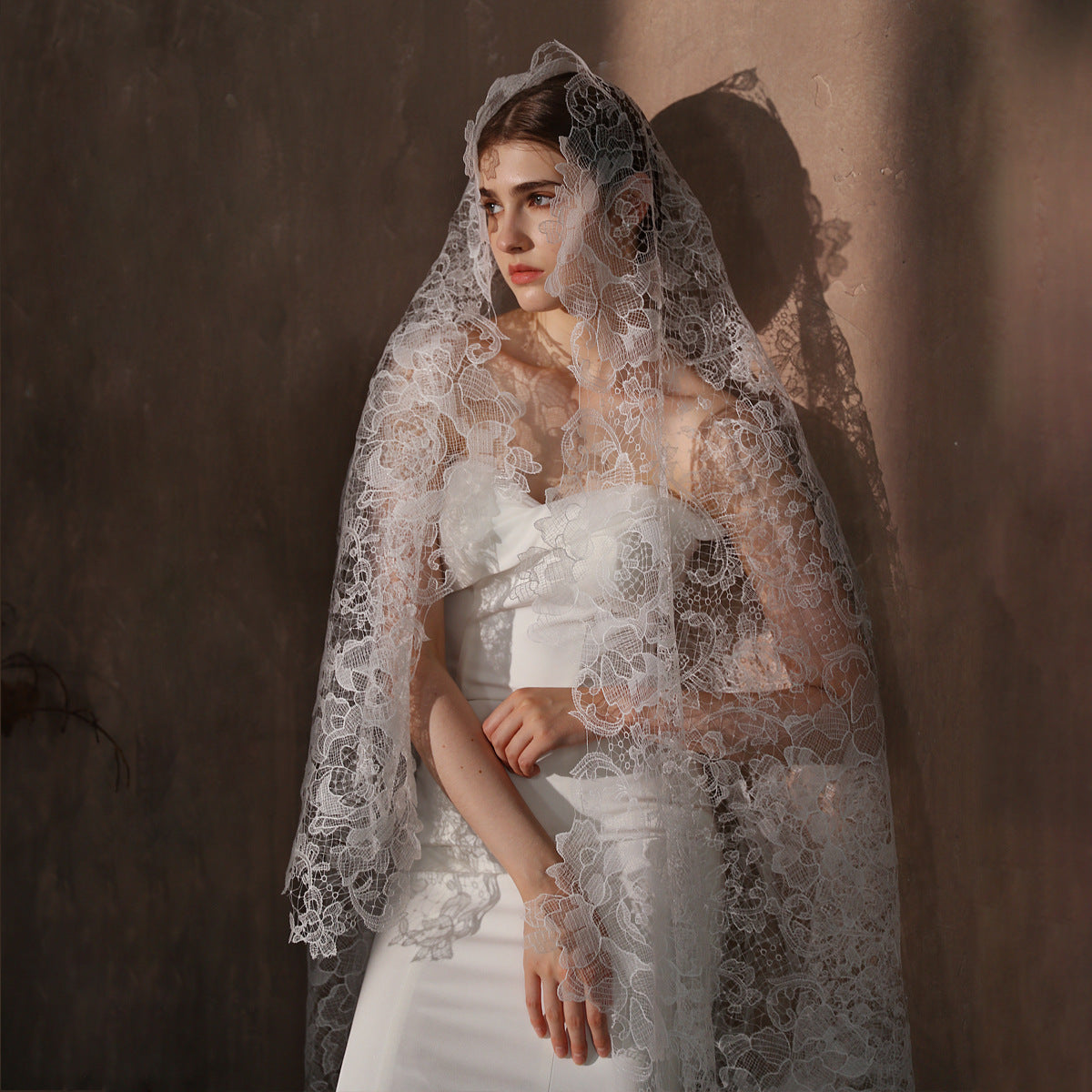 Abito Velo Da Sposa Di Chiffon Naissa-abiti Da Sposa Online A