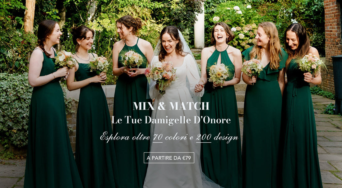 Come scegliere gli abiti da damigella perfetti per il tuo grande giorno
