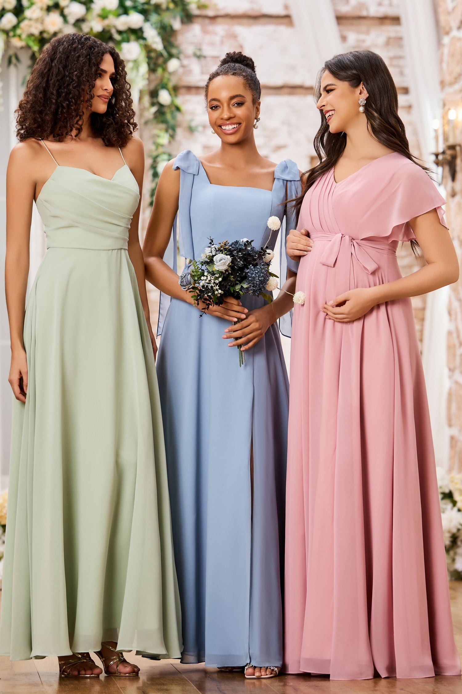 Sposa damigella d'onore abo da sposa Kimono accappatoio Sposa damigella d'onore abo da sposa Kimono accappatoio