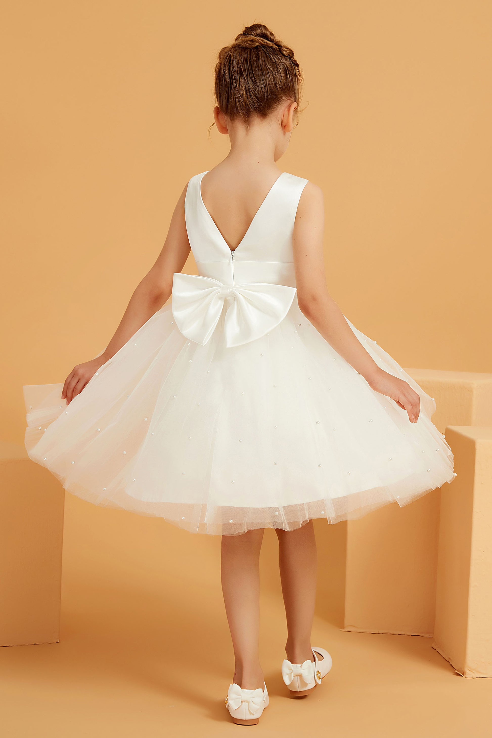 FYMNSI Abito da bambina con paillettes, abito da damigella FYMNSI Abito da bambina con paillettes, abito da damigella