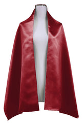Burgundy-Satin-Shawl