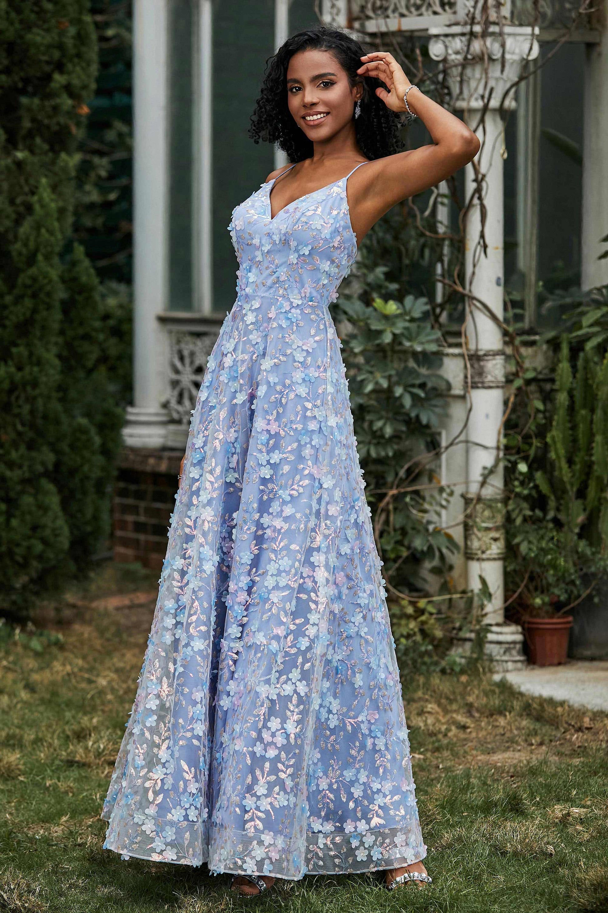 Abito Elegante Vestito Lungo E Scarpe Abiti Lunghi Scarpe Sotto