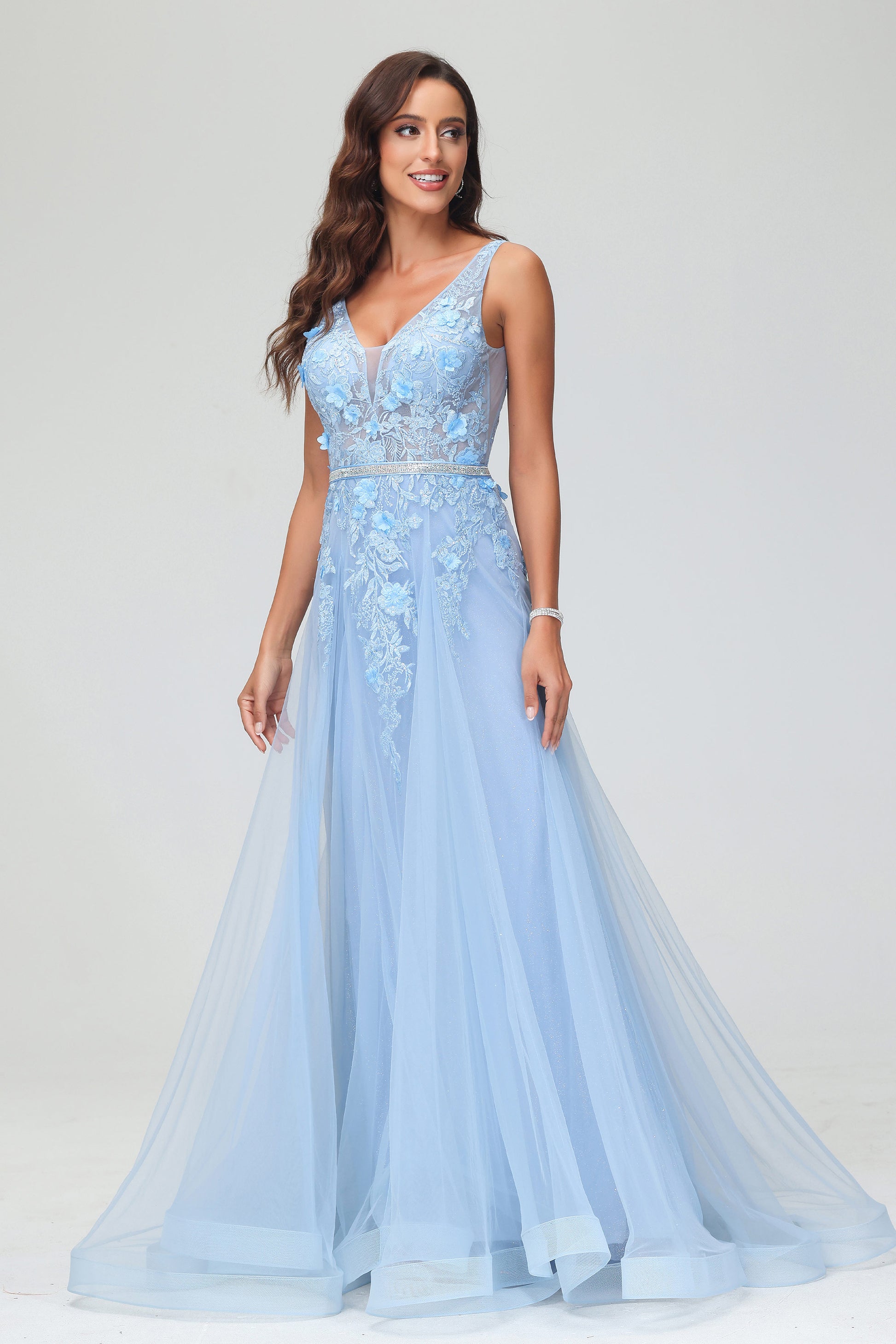 Sposa Colorati Vestiti Da Principessa Blu Sposa Colorati Vestito