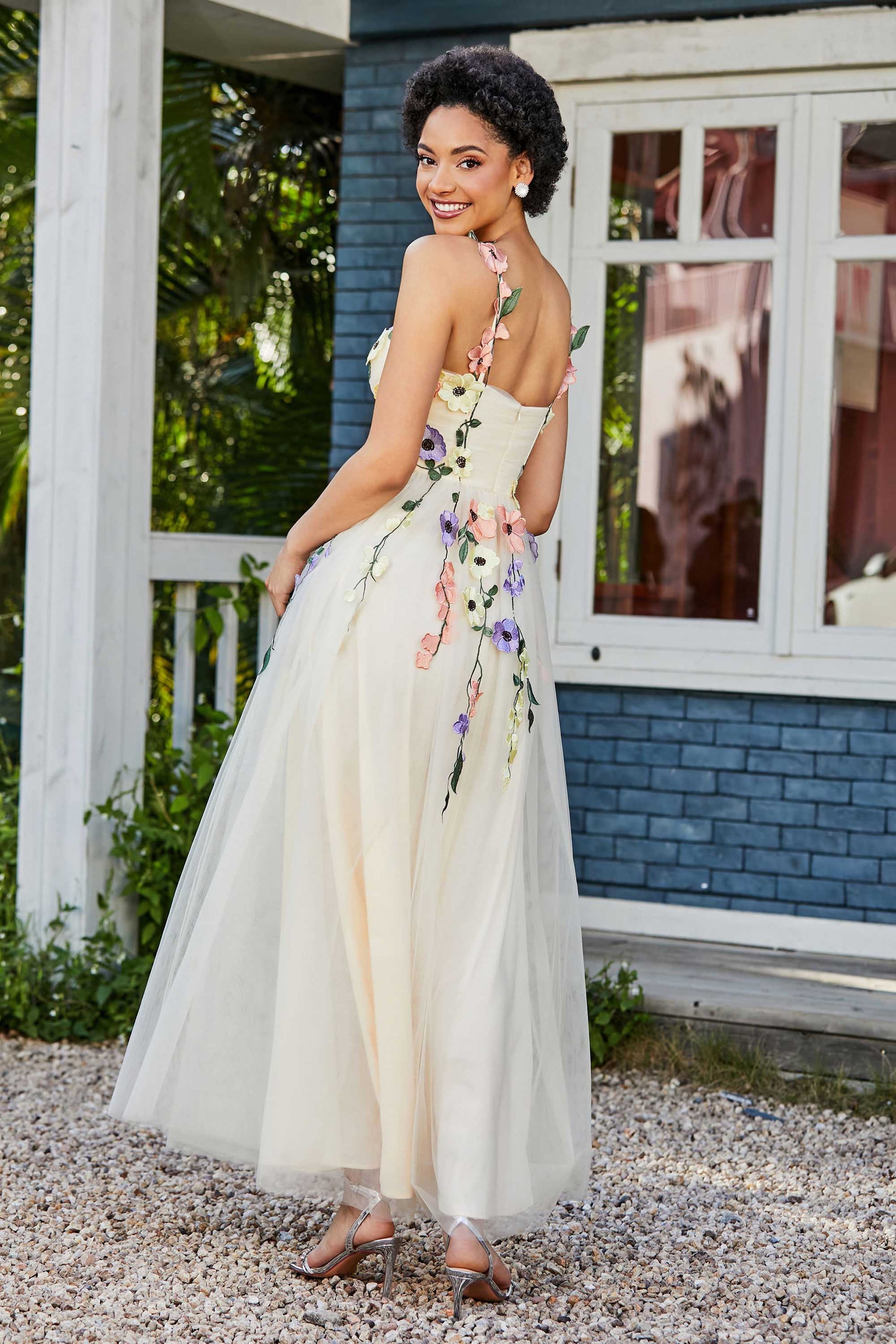 Abiti Estivi Vestiti Lunghi Eleganti A Fiori Floreali Lunghi