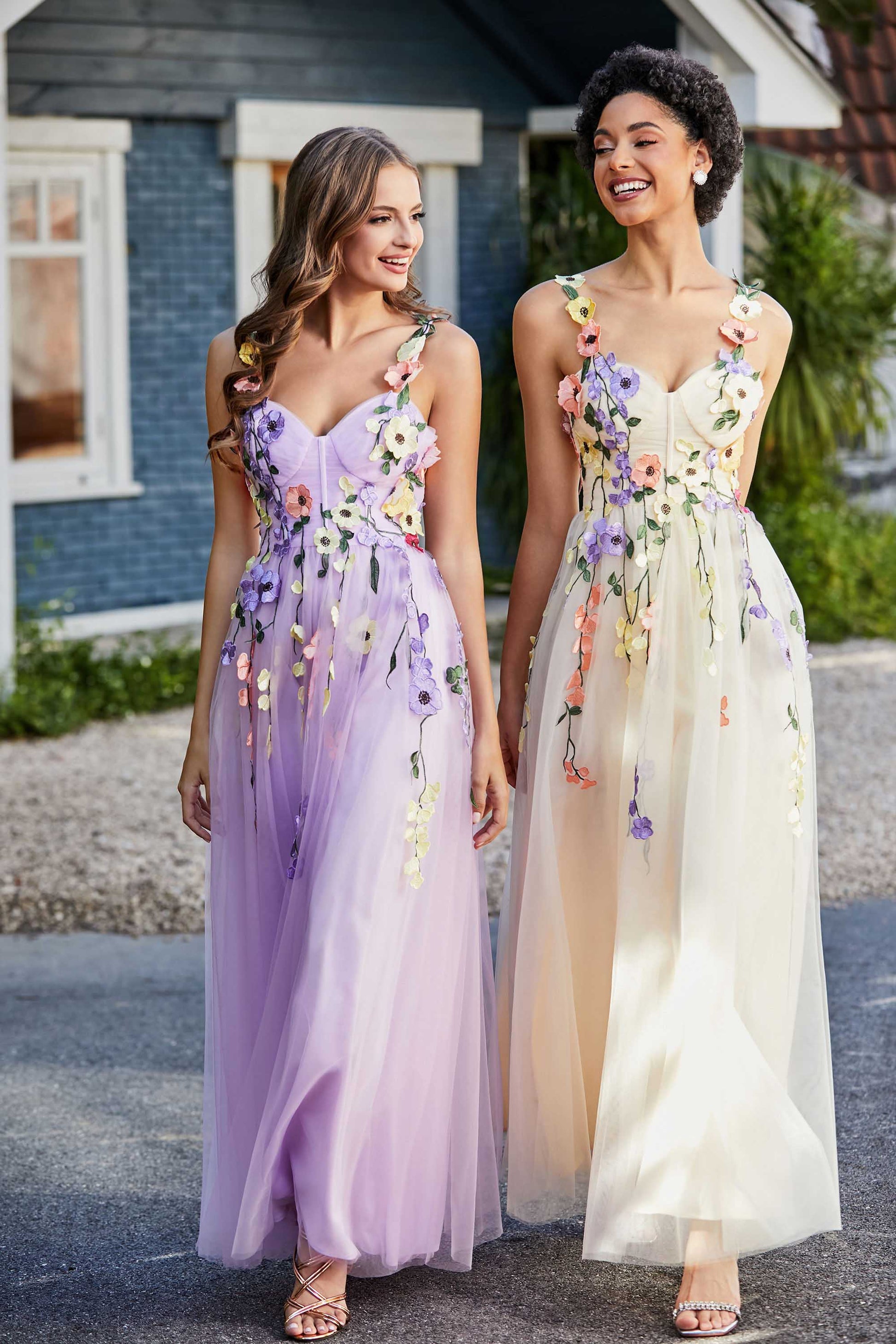 Abito Donna In Tulle Trasparente Con Fiori - Senza Maniche E Schienale - Vestito Sexy Per Estate E Party - Foto 4