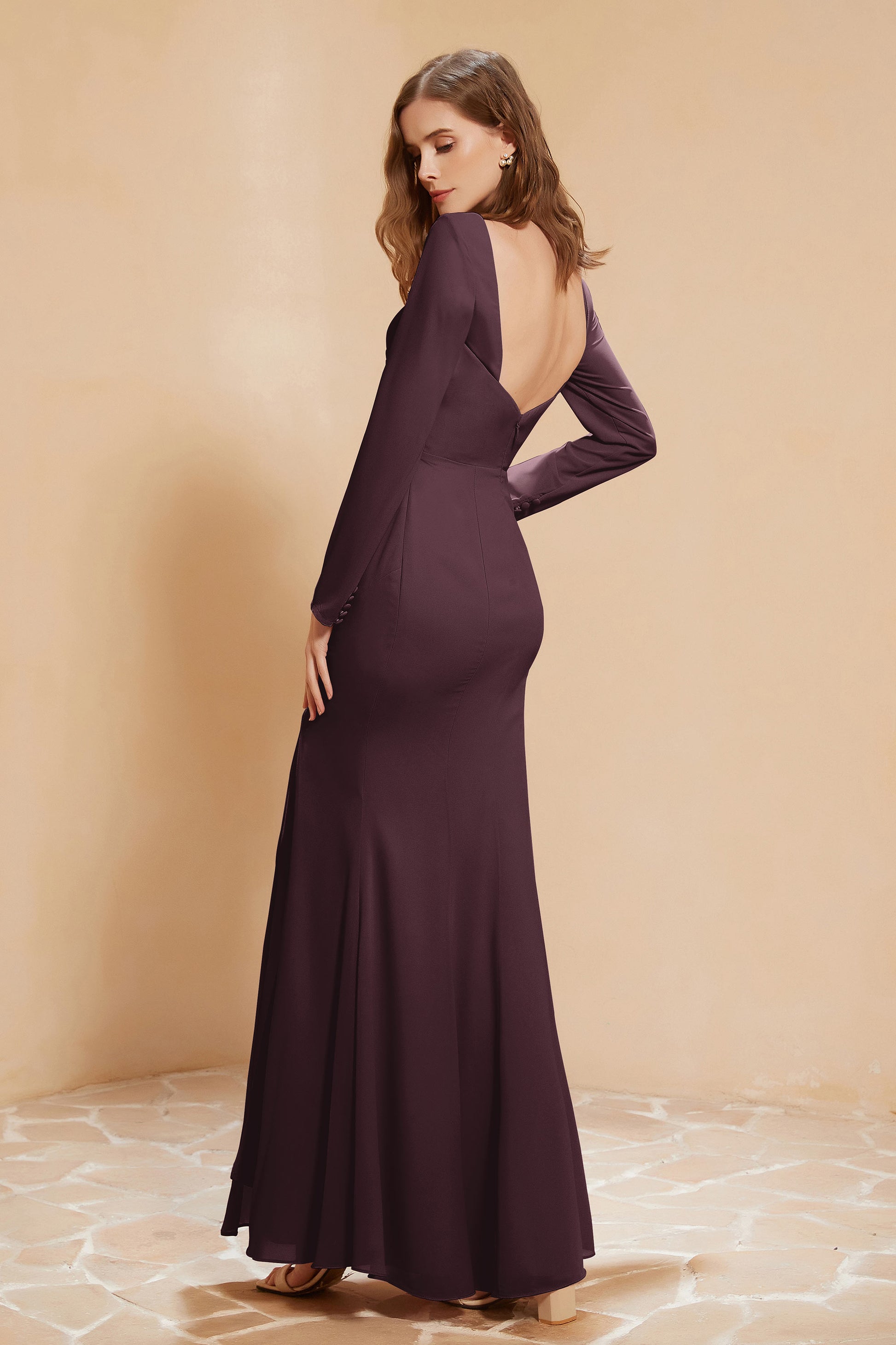 Maniche Lunghe Abiti A Sirena 2019 Cerimonia Maniche Lunghe