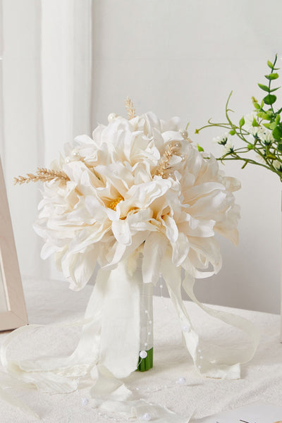 NUOLUX 100 Bastoncini Decorativi Con Perline Per Matrimonio E Feste - Bianco, 22 Cm, Plastica ABS
