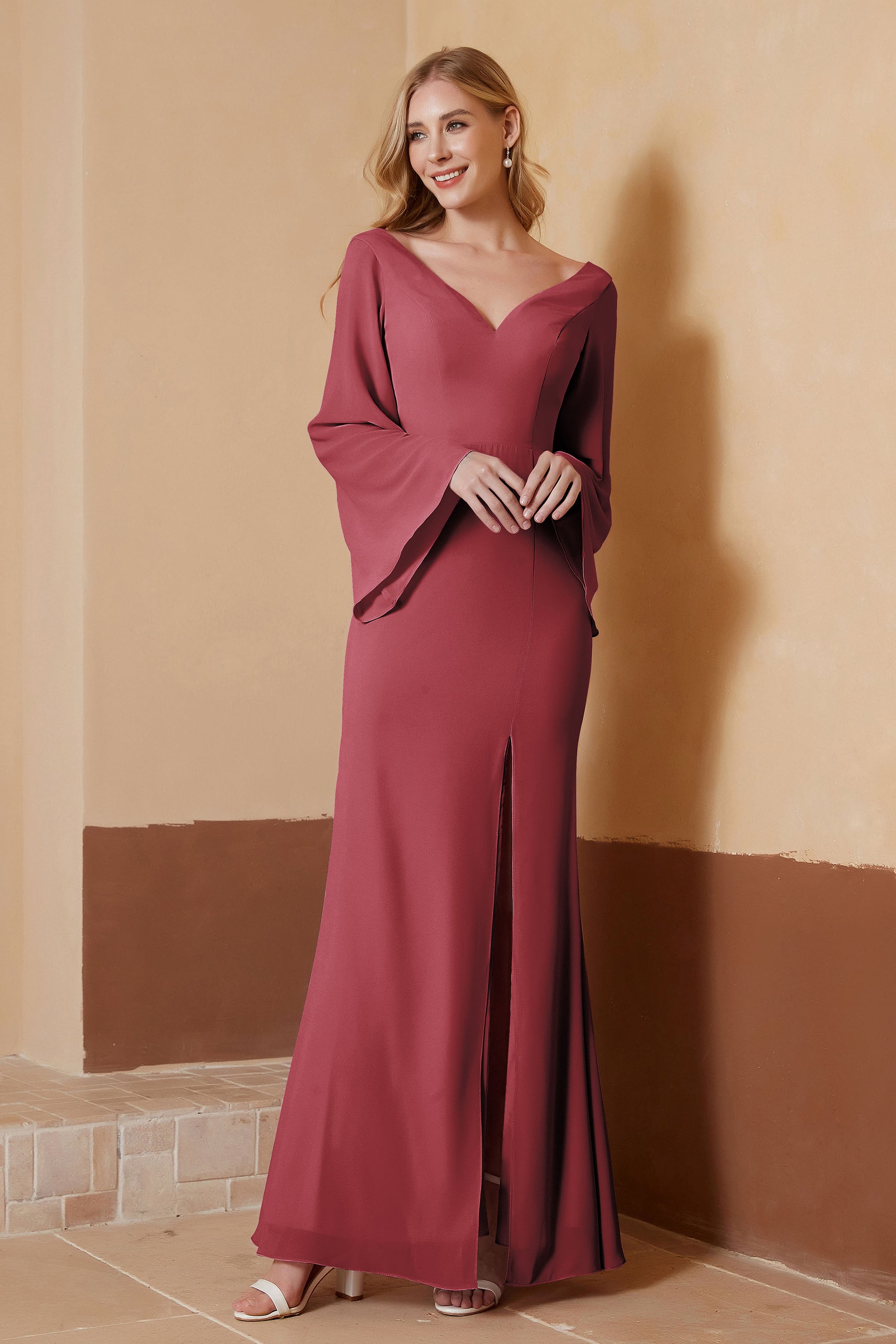 Abito Donna Medievale Maniche Lunghe - Scollo A V, Rosso, Taglia S, Per Cosplay E Feste - Foto 9