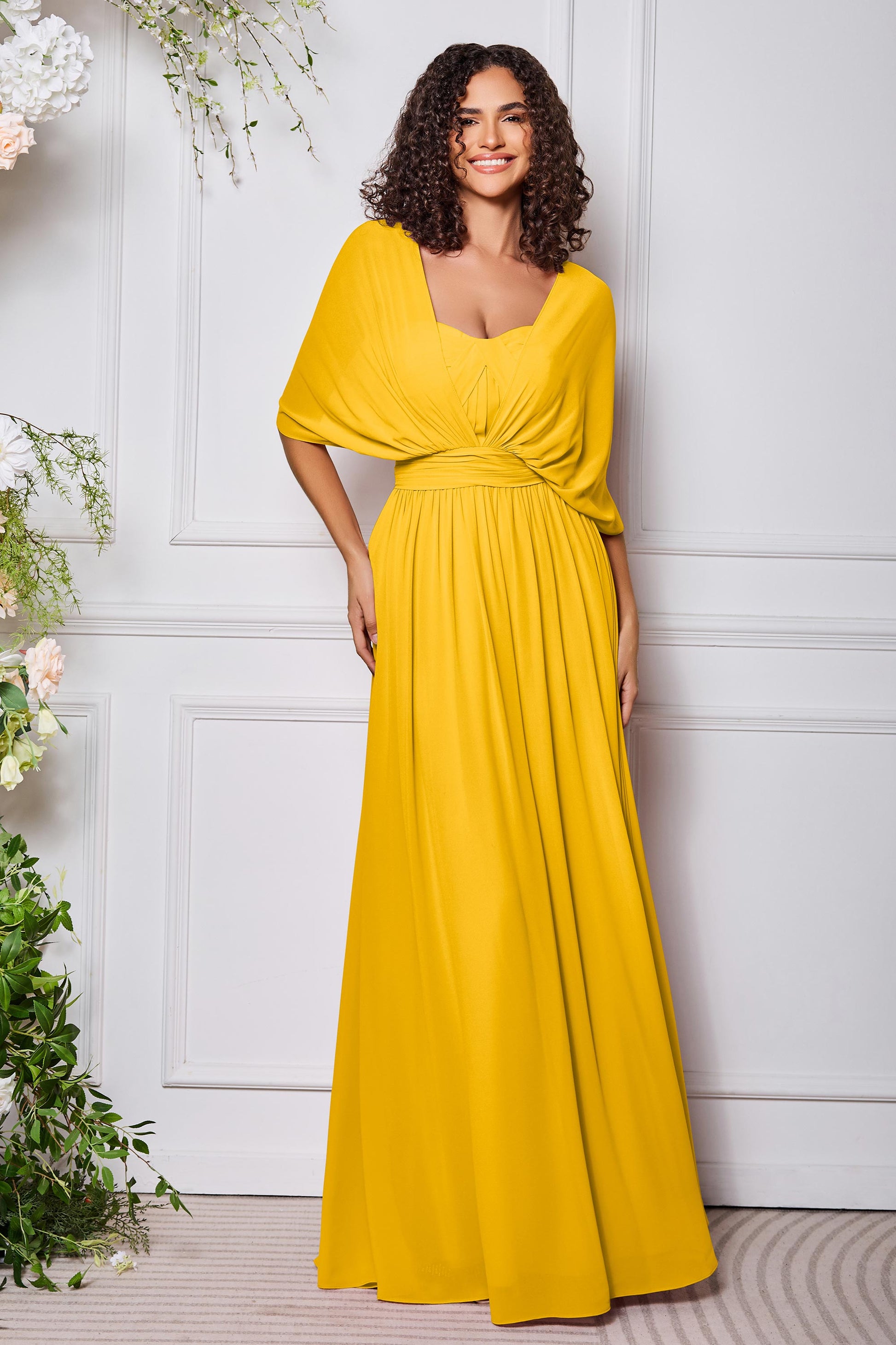 Abito lungo sottoveste con ricamo a farfalla Donna, Bianco | Milano Abito lungo sottoveste con ricamo a farfalla Donna, Bianco | Milano