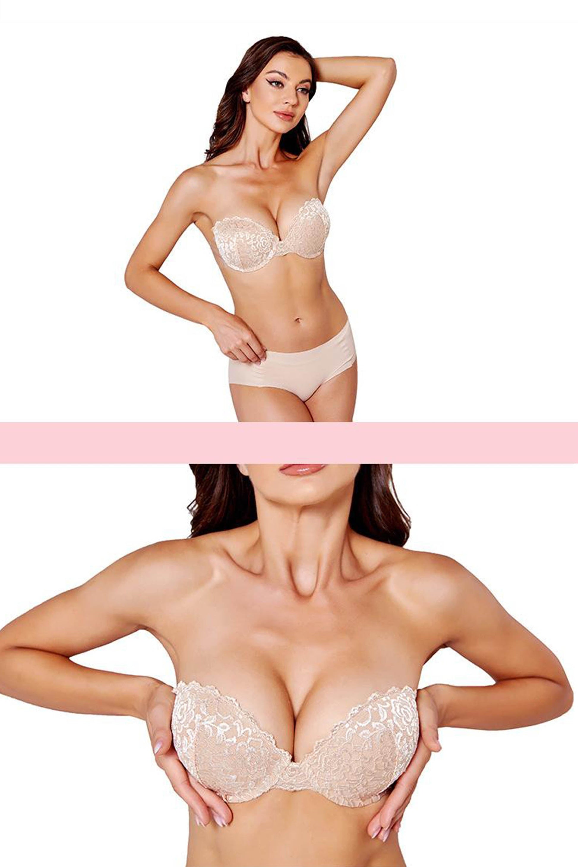 Reggiseno in pizzo - ARANCIONE - 20.00 Reggiseno in pizzo - ARANCIONE - 20.00