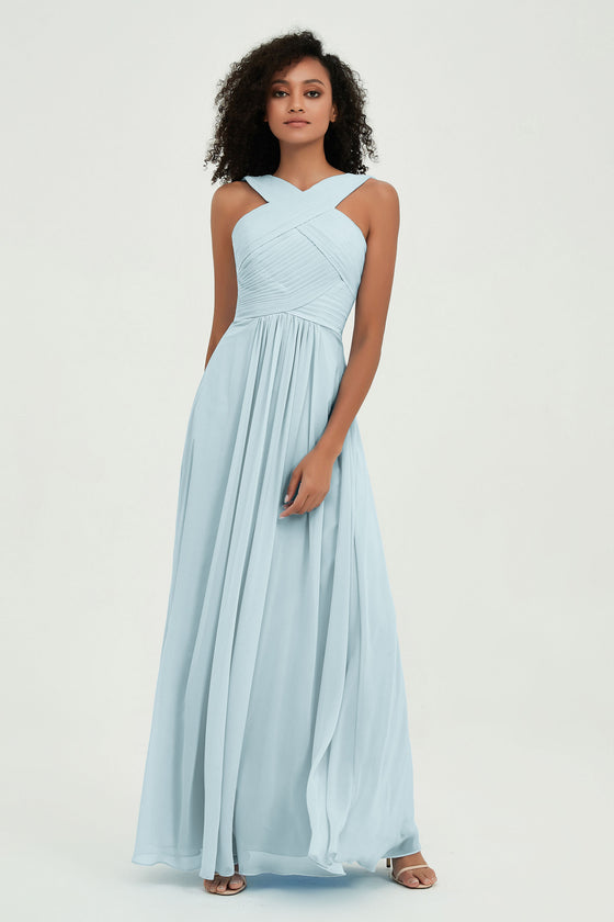 SAMHO Halter Chiffon Abiti Da Damigella D'onore Lunghi Per Matrimonio A-Line Abiti Formali Off The Spalla Sera Prom Dresses Pavone 60 129580380 SAMHO Halter Chiffon Abiti Da Damigella D'onore Lunghi Per Matrimonio A-Line Abiti Formali Off The Spalla Sera Prom Dresses Pavone 60 129580380