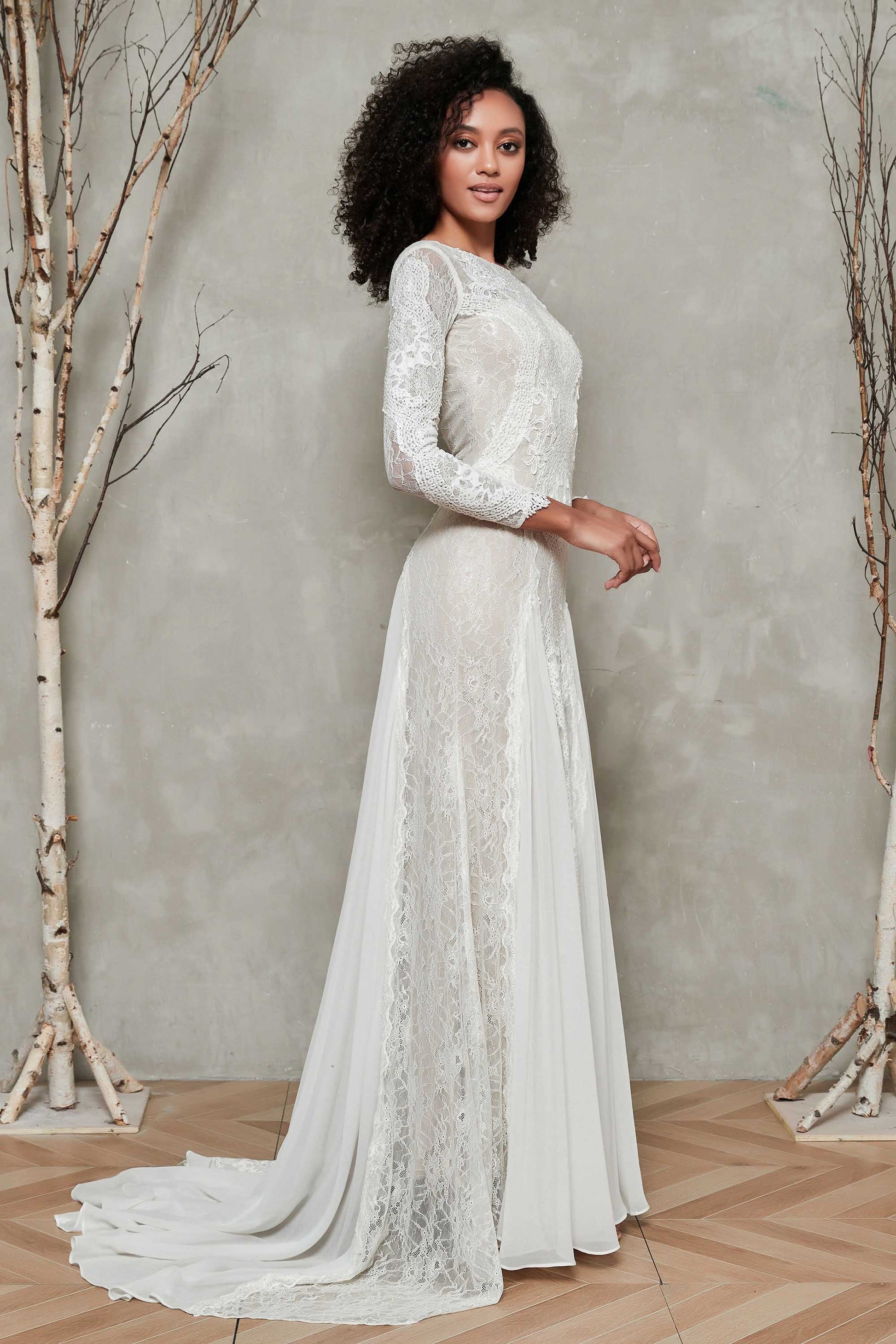 Pizzo Abito Da Sposa A Barca Abiti Sposa In Pizzo Abito Sposa In