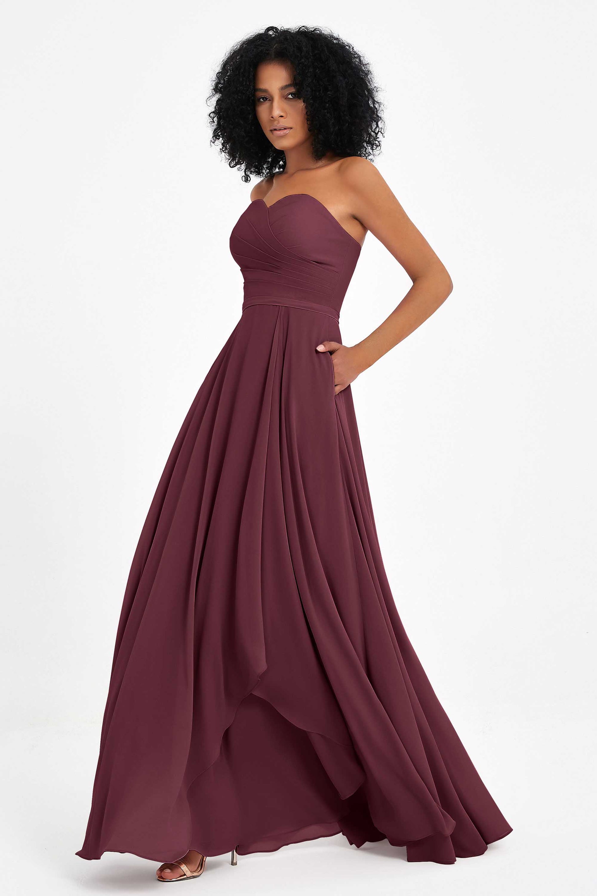 Abiti Lunghi Abiti Cerimonia Scollo A Cuore Abito Lungo Senza